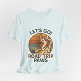 Adventure Dog Road Trip Tee, Unisex Graphic Shirt, Pawsome Travel Shirt, Pet Lover Gift, Outdoor Adventure Apparel