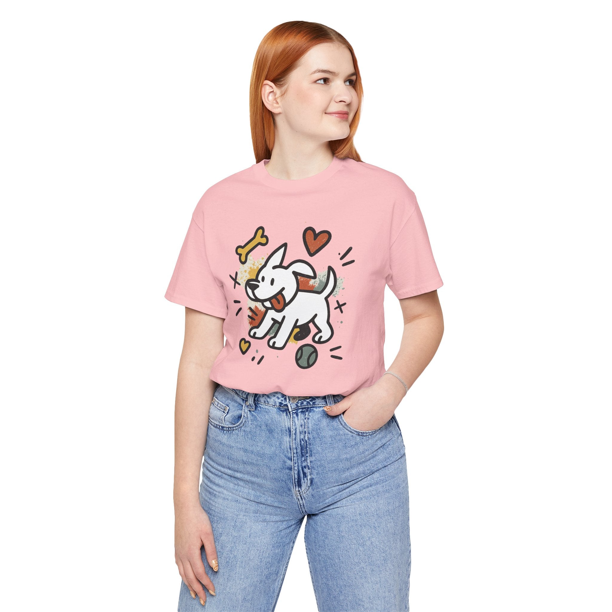 Dog Tee - Playful Unisex Jersey Short Sleeve Tee, dog lover tshirt