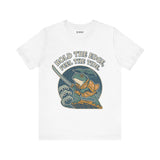 Hold the Edge, Feel the Tide – Japanese Ukiyo-e Samurai Frog T-Shirt, Warrior Wave Graphic Tee