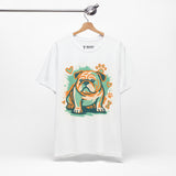 English Bulldog Tee, Cozy TShirt, Gift for Pet Owners, Trending Cute Animal Top, Cute Dog Tshirt