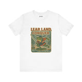Leap, Land, Conquer – Japanese Ukiyo-e Warrior Frog T-Shirt, Funny Graphic Art Tee