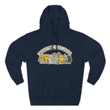 Birds with Bad Moods Adorable Fleece Hoodie, Cozy Sweatshirt, Relaxed Apparel, Gift for Friends, Casual Wear, Chill Hoodie