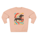 Dachshund Art Crewneck Sweatshirt | Dog Lover Gift, Cozy Sweater, Pet Lover Apparel, Cute Animal Sweatshirt, Birthday Gift