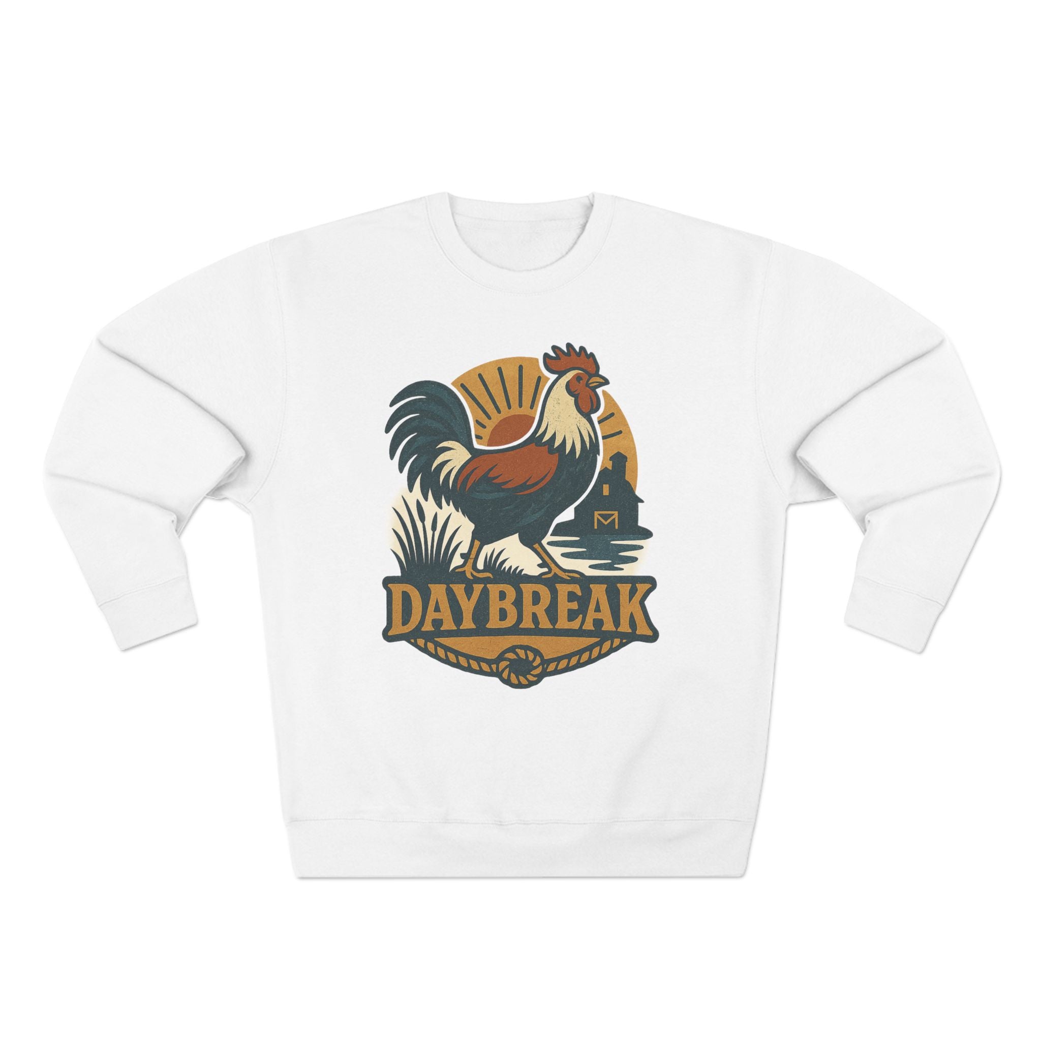 Daybreak Unisex Crewneck Sweatshirt | Cozy Fall Fashion, Gift for Nature Lovers, Perfect for Outdoors & Running, Seasonal Apparel