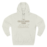 The Cold Blooded Tour Signature Fleece Hoodie - Snake, Iguana & Gecko Lovers Must-Have, Pet Parent Gift, Cozy Sweatshirt, Reptile Lover Wardrobe, Comfortable Hooded Sweatshirt