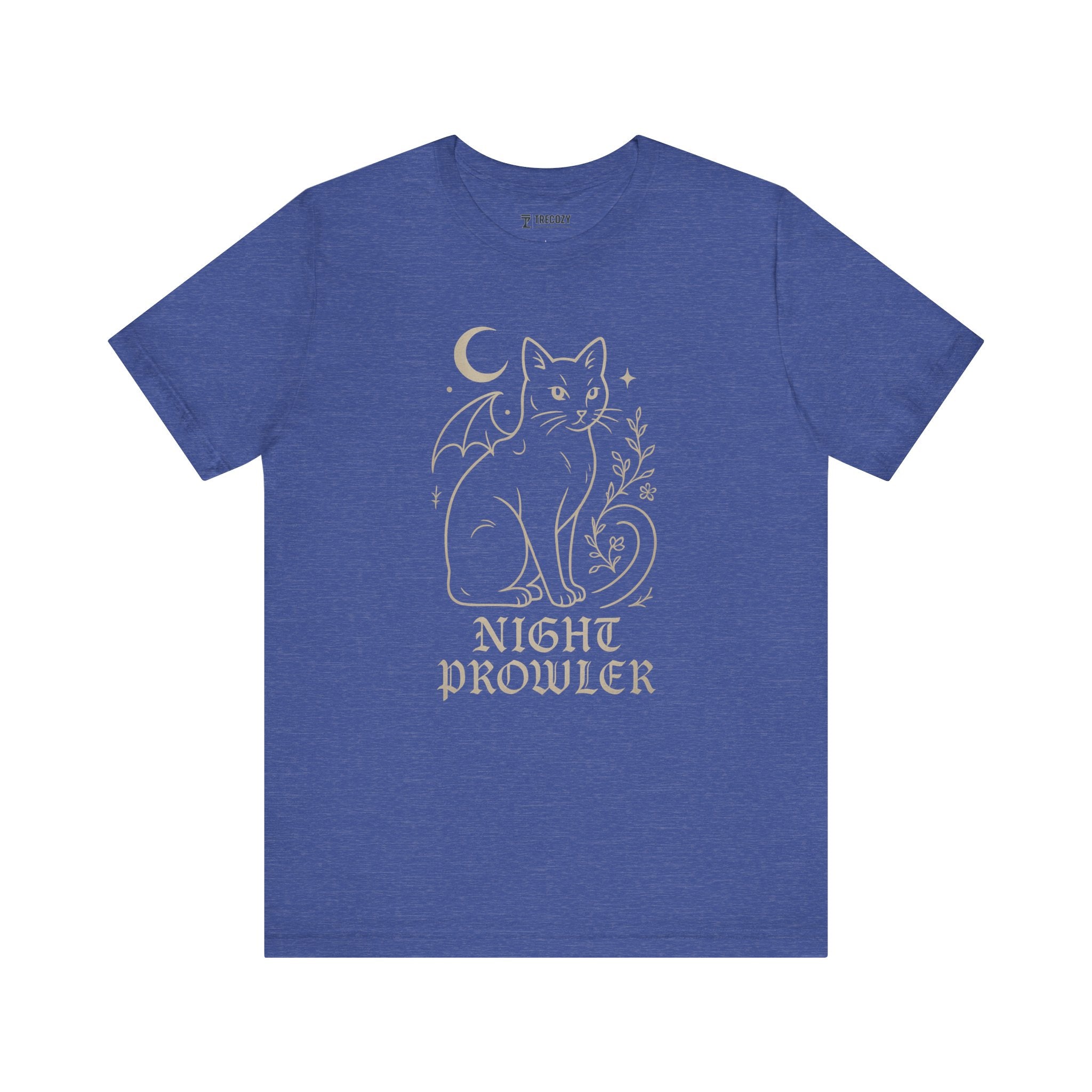 Night Prowler Cat Tee, Cozy TShirt, Gift for Pet Owners, Trending Cute Animal Top, Cute Reptile Tshirt