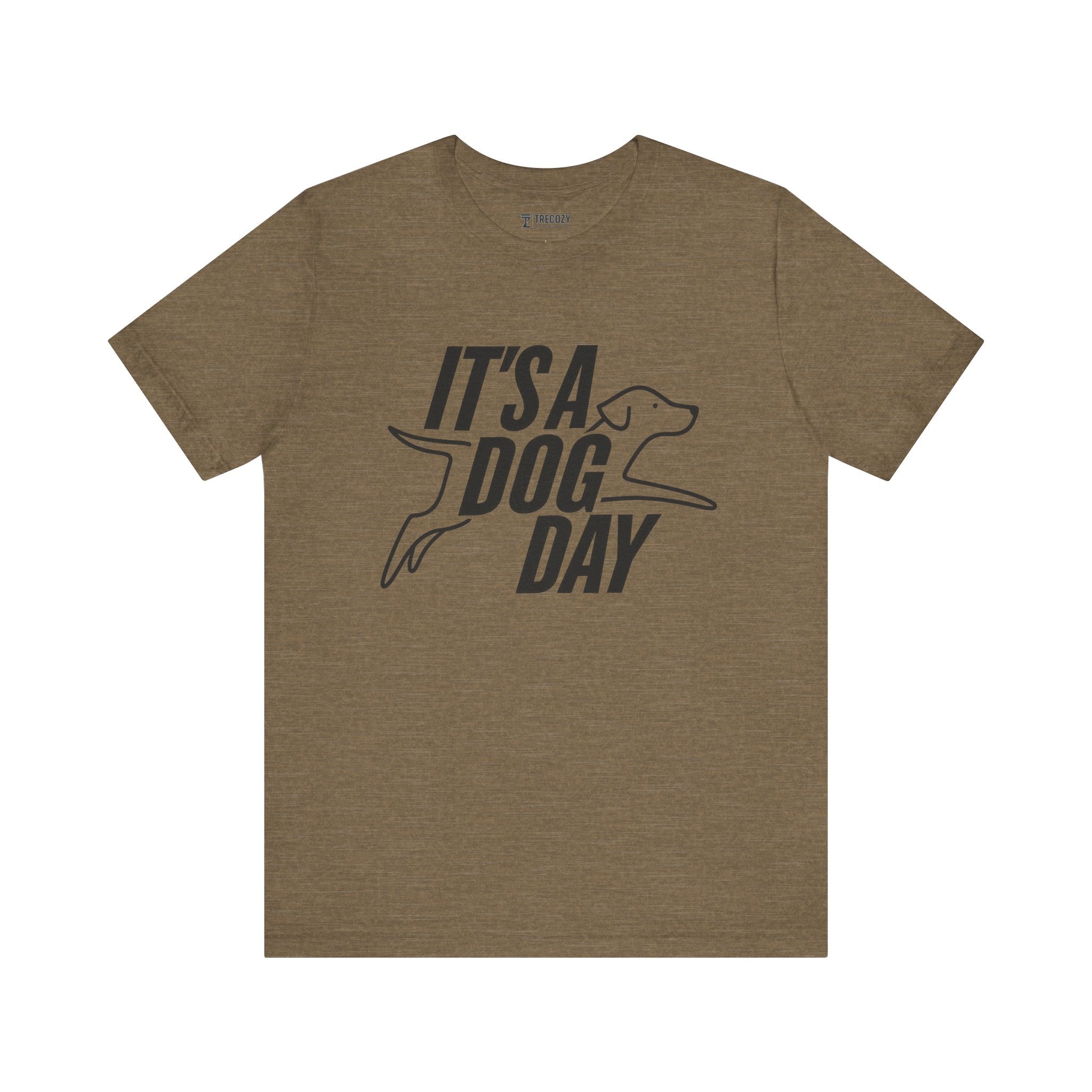 It's a Dog Day Unisex Tee, Dog Lover Gift, Casual Everyday Wear, Dog Themed Shirt, Perfect for Pet Owners
