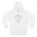 Herpetology Club Fleece Hoodie - Unleash Happiness, Pet Parent Gift, Cozy Sweatshirt, Reptile Lover Wardrobe, Comfortable Hooded Sweatshirt