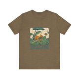 Frog Tee - Chill Ukyo-e Frog Style Japanese Art Unisex Jersey Short Sleeve Tee
