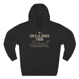 The Cold Blooded Tour Signature Fleece Hoodie - Snake, Iguana & Gecko Lovers Must-Have, Pet Parent Gift, Cozy Sweatshirt, Reptile Lover Wardrobe, Comfortable Hooded Sweatshirt