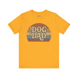 Dog Dad Retro Tee | Unisex Short Sleeve T-Shirt, Gift for Dog Lovers, Pet Dad Shirt, Casual Wear, Birthday Gift