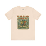 Leap, Land, Conquer – Japanese Ukiyo-e Warrior Frog T-Shirt, Funny Graphic Art Tee