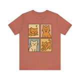 Playful Tee, Cozy Cat Lover Shirt, Gift for Pet Owners, Trending Cute Animal Top, Cute Cat Tee