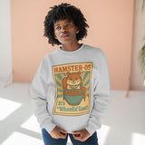 Cute Vintage Hamster Cereal Sweatshirt, Whimsical Crewneck, Unisex Gift, Cute Fall Fashion, Fun Graphic Pullover, Perfect for Animal Lovers