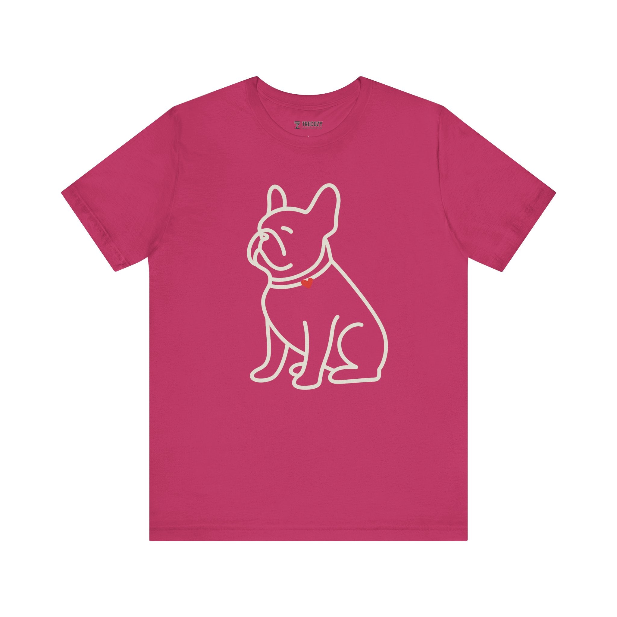 French Bulldog Dog Tee, Cozy TShirt, Gift for Pet Owners, Trending Cute Animal Top, Cute Dog Tshirt