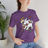 Dog Tee - Playful Unisex Jersey Short Sleeve Tee, dog lover tshirt