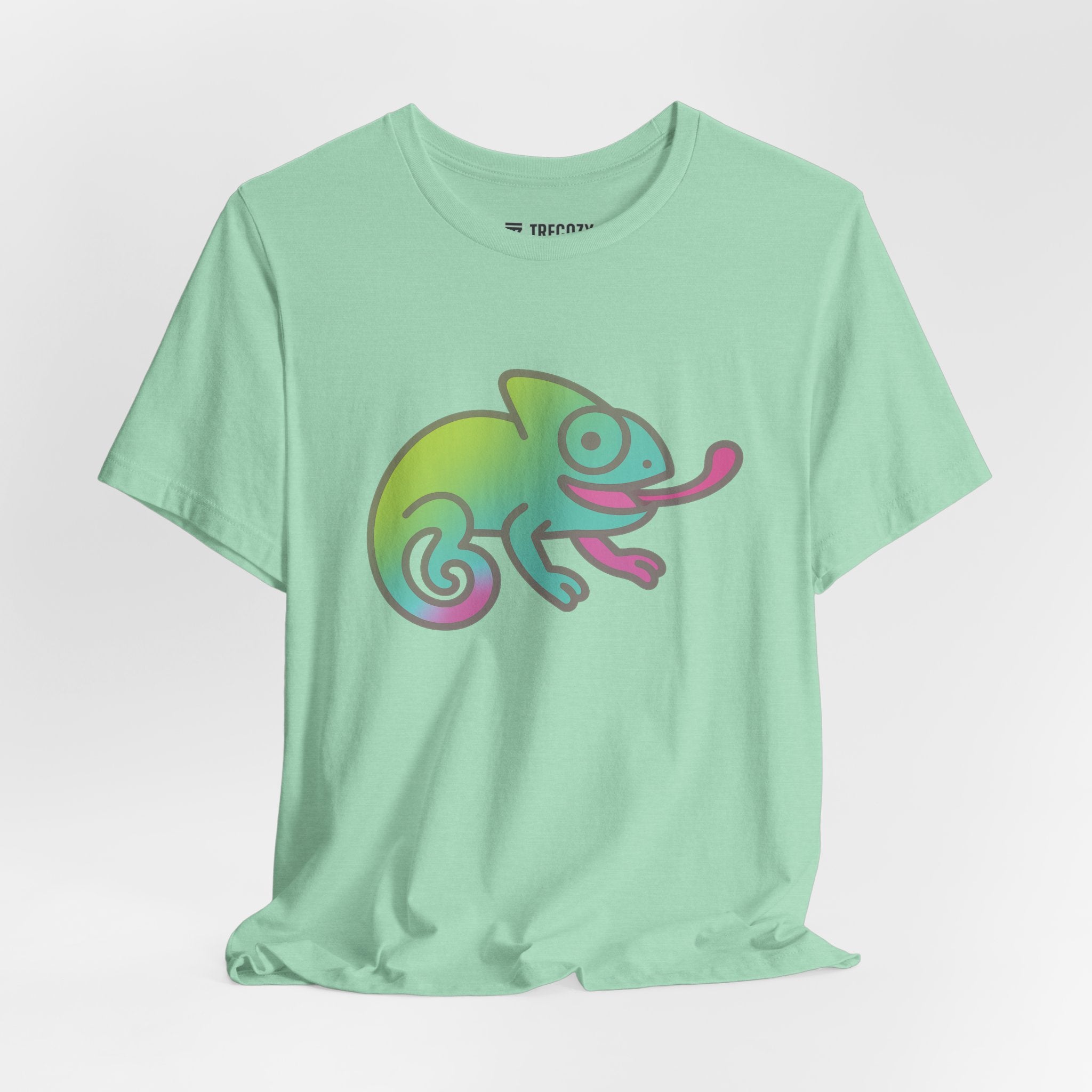 Chameleon Tee, Cozy Shirt, Gift for Pet Owners, Trending Cute Animal Top, Cute Reptile  Tshirt
