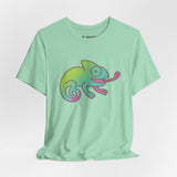 Chameleon Tee, Cozy Shirt, Gift for Pet Owners, Trending Cute Animal Top, Cute Reptile  Tshirt