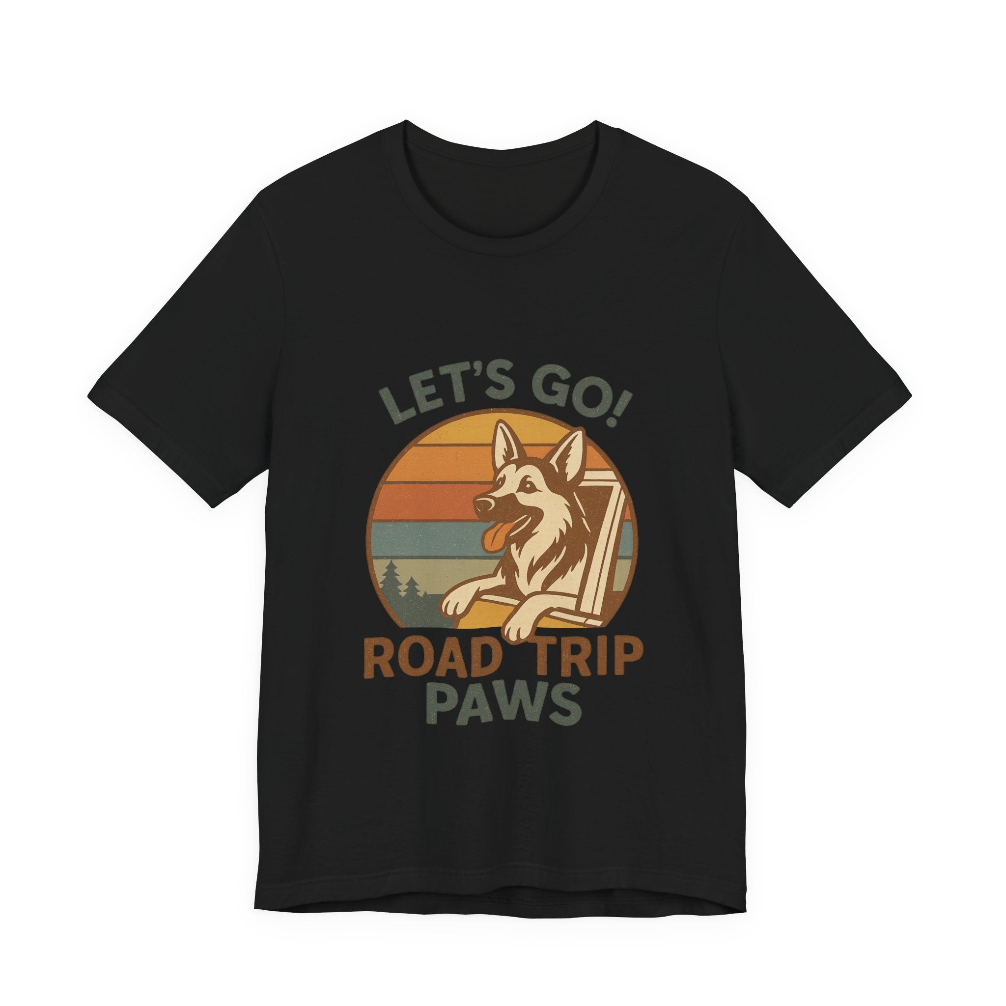 Adventure Dog Road Trip Tee, Unisex Graphic Shirt, Pawsome Travel Shirt, Pet Lover Gift, Outdoor Adventure Apparel