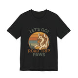 Adventure Dog Road Trip Tee, Unisex Graphic Shirt, Pawsome Travel Shirt, Pet Lover Gift, Outdoor Adventure Apparel