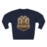 Wheat Field Whitetail Deer Sweatshirt - Unisex Cozy  Crewneck, Fall Fashion, Nature Lover Apparel, Casual Style