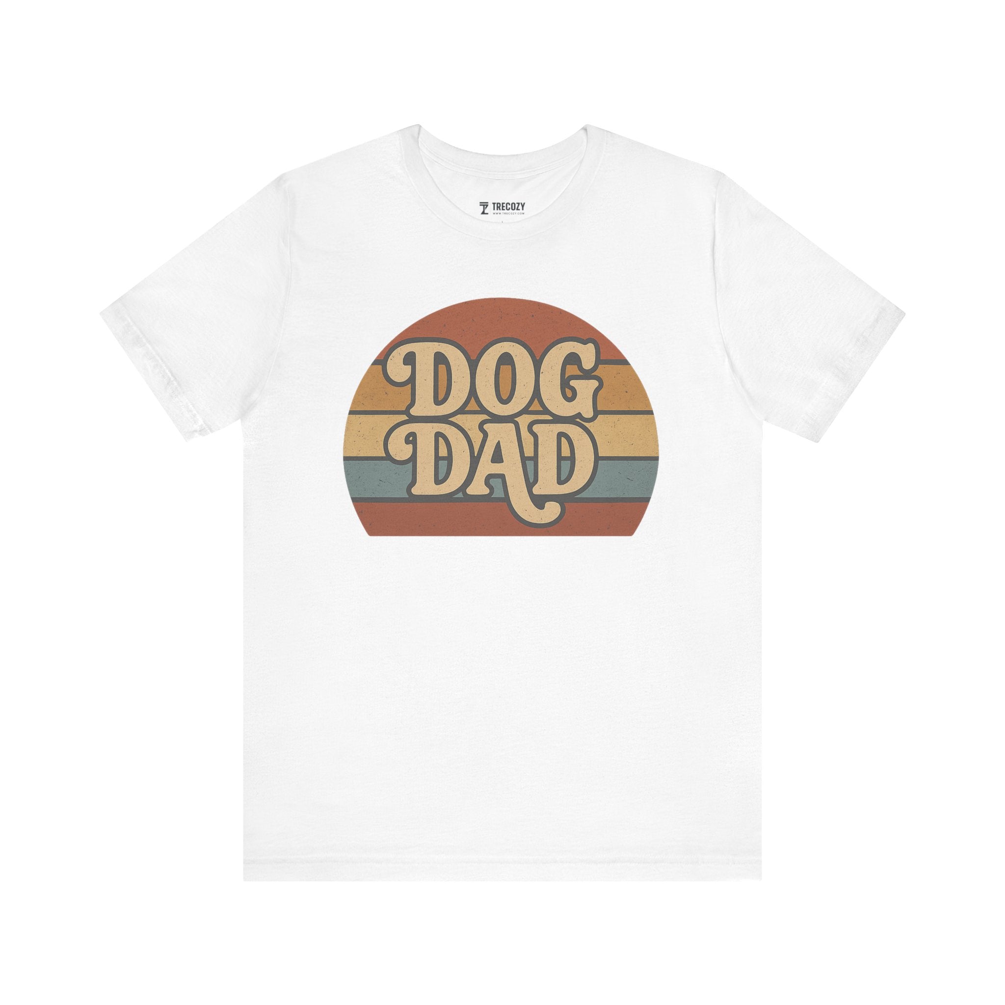 Dog Dad Retro Tee | Unisex Short Sleeve T-Shirt, Gift for Dog Lovers, Pet Dad Shirt, Casual Wear, Birthday Gift