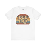 Dog Dad Retro Tee | Unisex Short Sleeve T-Shirt, Gift for Dog Lovers, Pet Dad Shirt, Casual Wear, Birthday Gift