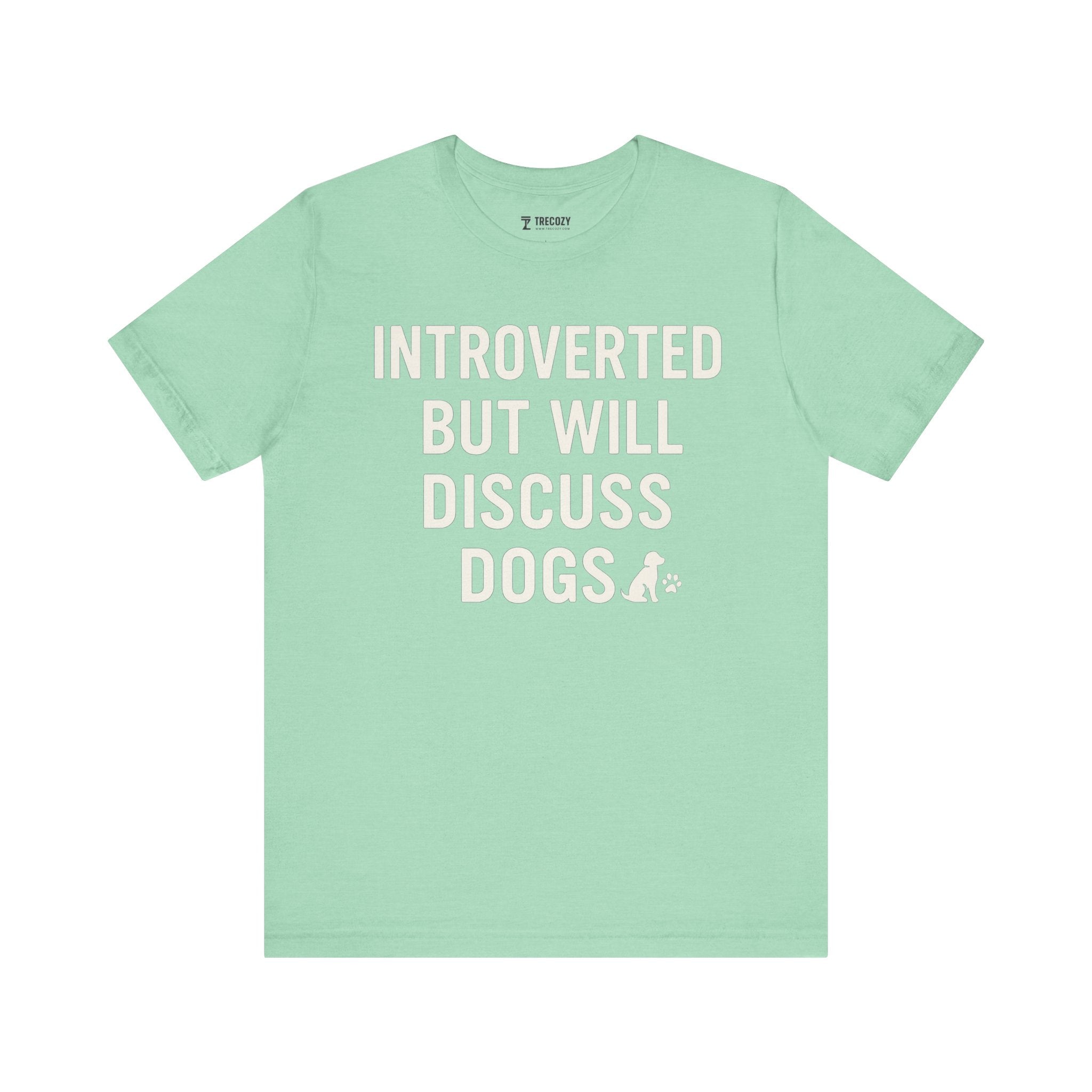 Introverted Dog Lover Tee, Funny Animal Shirt, Pet Lover Gift, Introvert Humor, Birthday Gift for Dog Owners