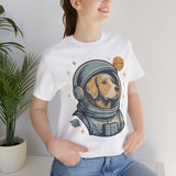 Astronaut Dog Unisex Tee | Cute Pet Lover Shirt, Dog Lover Gift, Space Themed Tee, Fun Casual Wear, Everyday Style