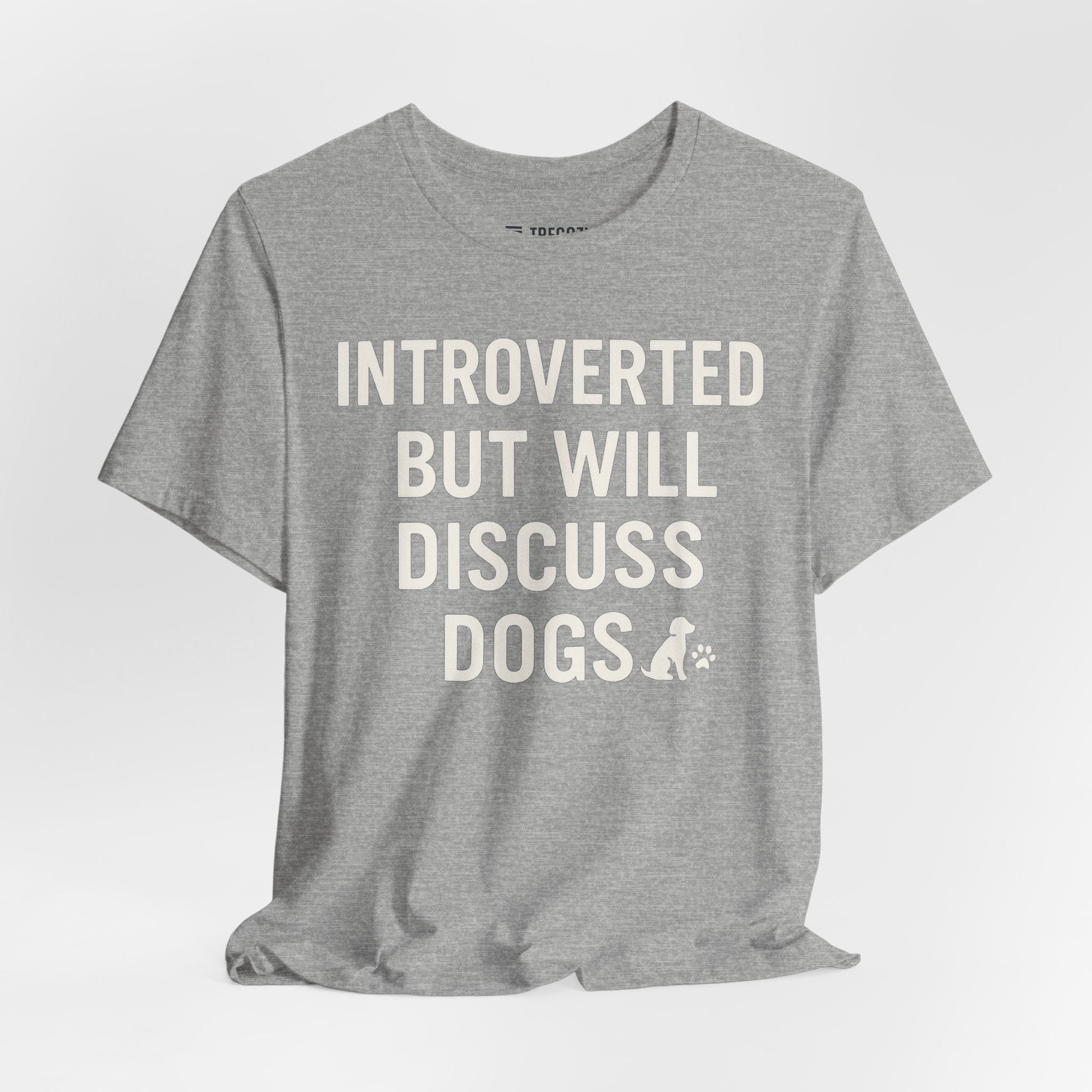 Introverted Dog Lover Tee, Funny Animal Shirt, Pet Lover Gift, Introvert Humor, Birthday Gift for Dog Owners