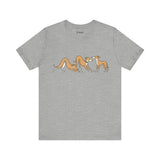 Greyhounds Unisex Jersey Tee - Gone Fishing T-Shirt, Outdoor Enthusiast Gift, Summer Apparel, Casual Wear, Fishing Trip Essentials