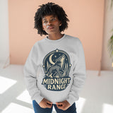Midnight Range Wolf Sweatshirt | Cozy Unisex Crewneck | Perfect for Nature Lovers, Fall Adventures, and Bonfire Nights