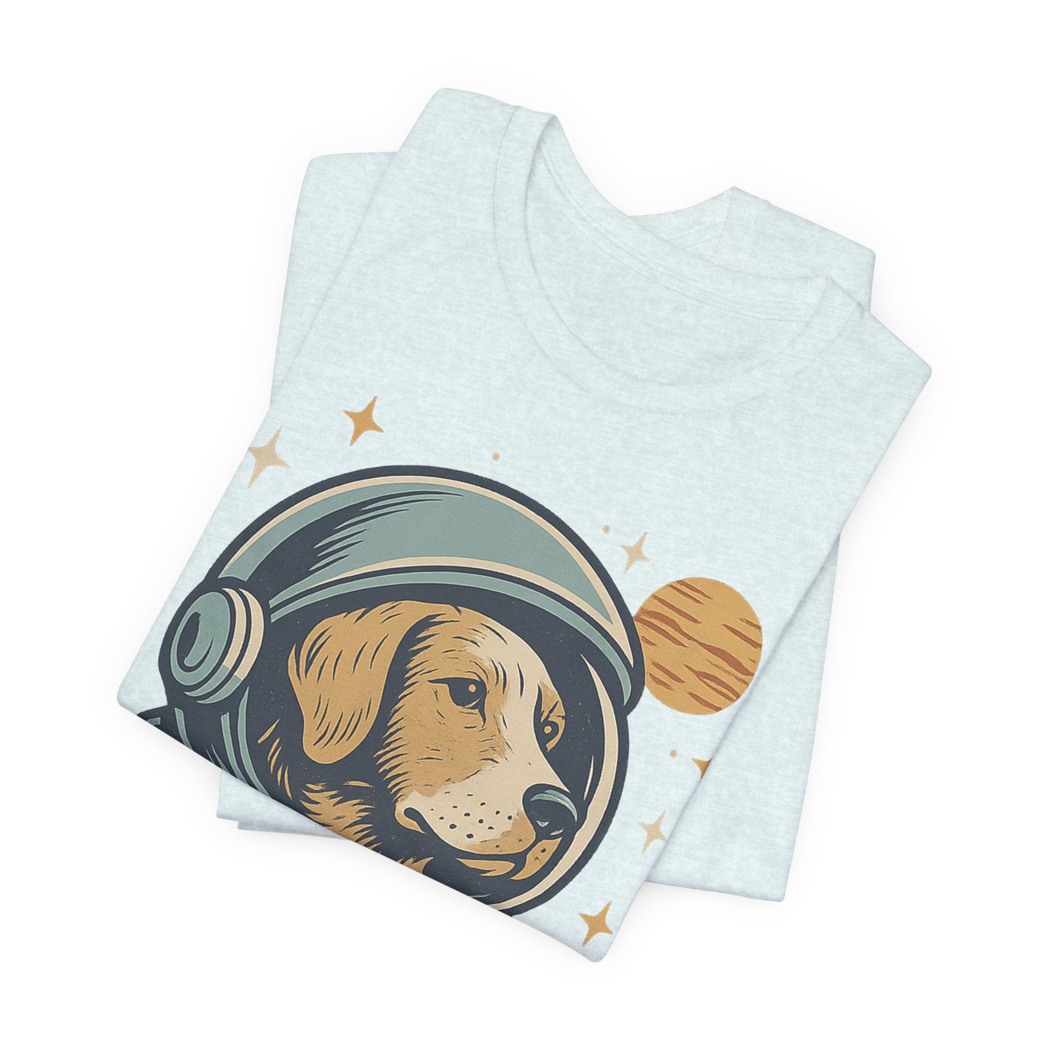 Astronaut Dog Unisex Tee | Cute Pet Lover Shirt, Dog Lover Gift, Space Themed Tee, Fun Casual Wear, Everyday Style