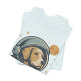 Astronaut Dog Unisex Tee | Cute Pet Lover Shirt, Dog Lover Gift, Space Themed Tee, Fun Casual Wear, Everyday Style