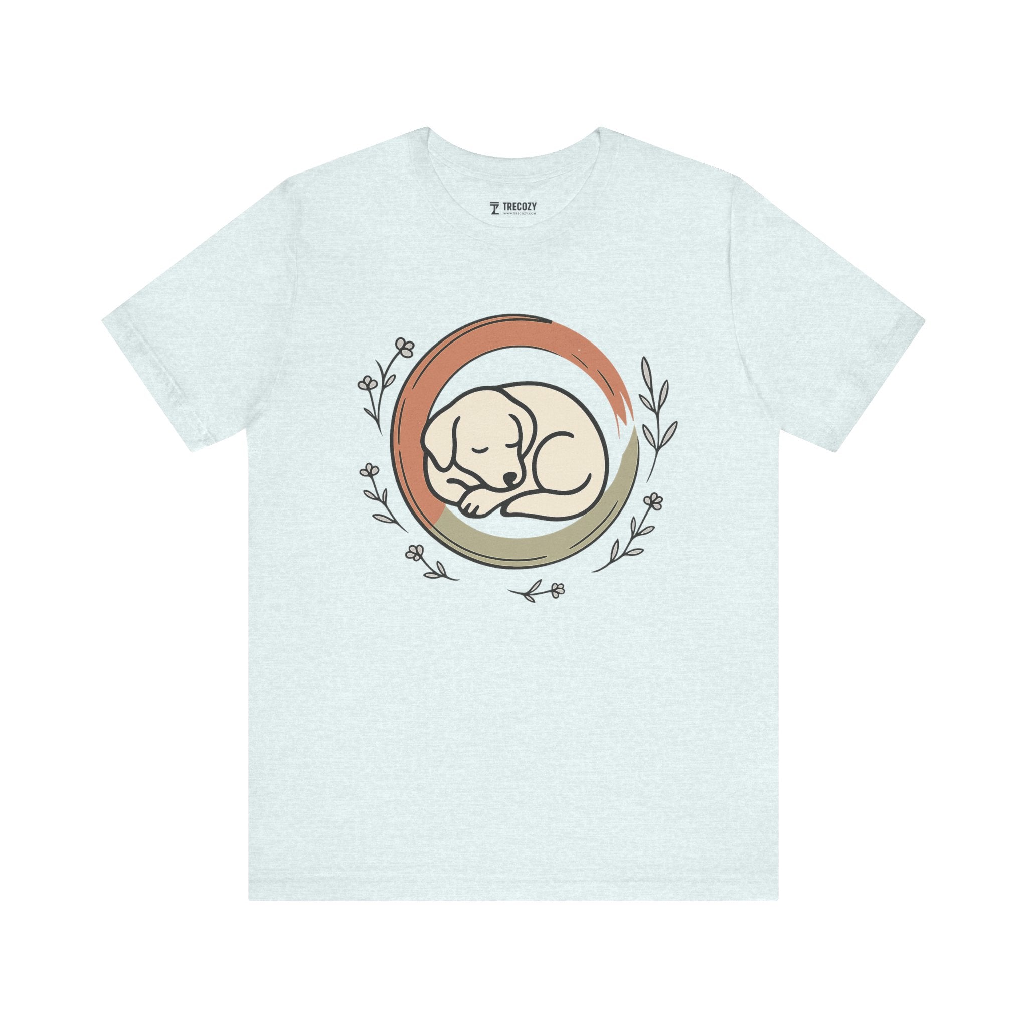 Sleeping Puppy Tee, Cozy TShirt, Gift for Pet Owners, Trending Cute Animal Top, Cute Dog Tshirt