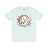 Sleeping Puppy Tee, Cozy TShirt, Gift for Pet Owners, Trending Cute Animal Top, Cute Dog Tshirt