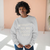 Introverted But Will Discuss Dogs Sweatshirt, Cozy Unisex Crewneck, Perfect Gift for Dog Lovers, Cute Pet Owner Apparel, Ideal for Dog [...]