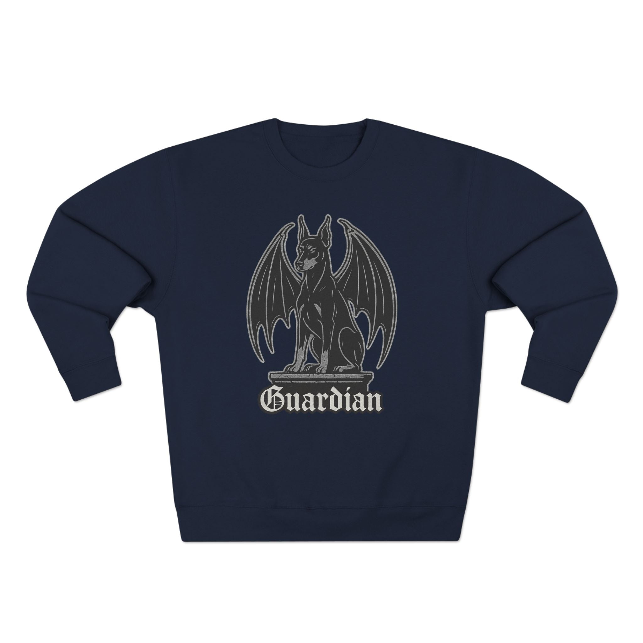 Dobermann Guardian Sweatshirt - Unisex Cozy Crewneck, Fall Fashion, Halloween Gift, Nature Lover Apparel, Casual Style