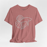 Beautiful Fish Tee, Cozy TShirt, Gift for Pet Owners, Trending Cute Animal Top, Cute Fish Tshirt