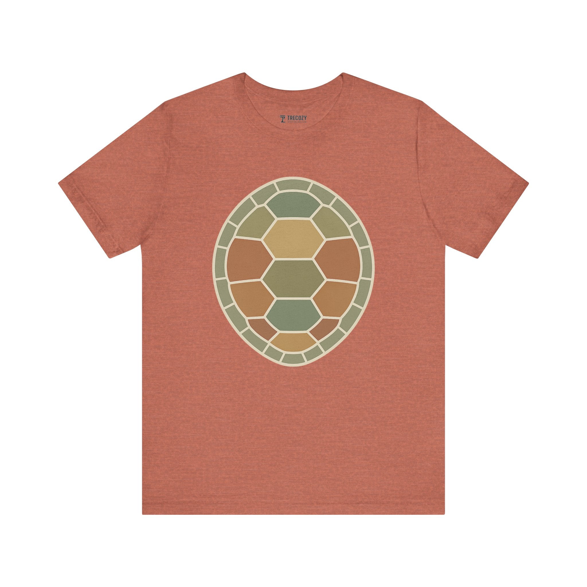 Geometric Turtle Shell Tee, Cozy Shirt, Gift for Pet Owners, Trending Cute Animal Top, Cute Reptile  Tshirt