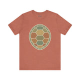 Geometric Turtle Shell Tee, Cozy Shirt, Gift for Pet Owners, Trending Cute Animal Top, Cute Reptile  Tshirt