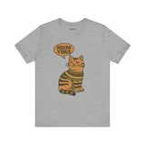 Meow Vibes Cat Tee, Cozy Cat Lover Shirt, Gift for Pet Owners, Trending Cute Animal Top, Nature Inspired Fashion