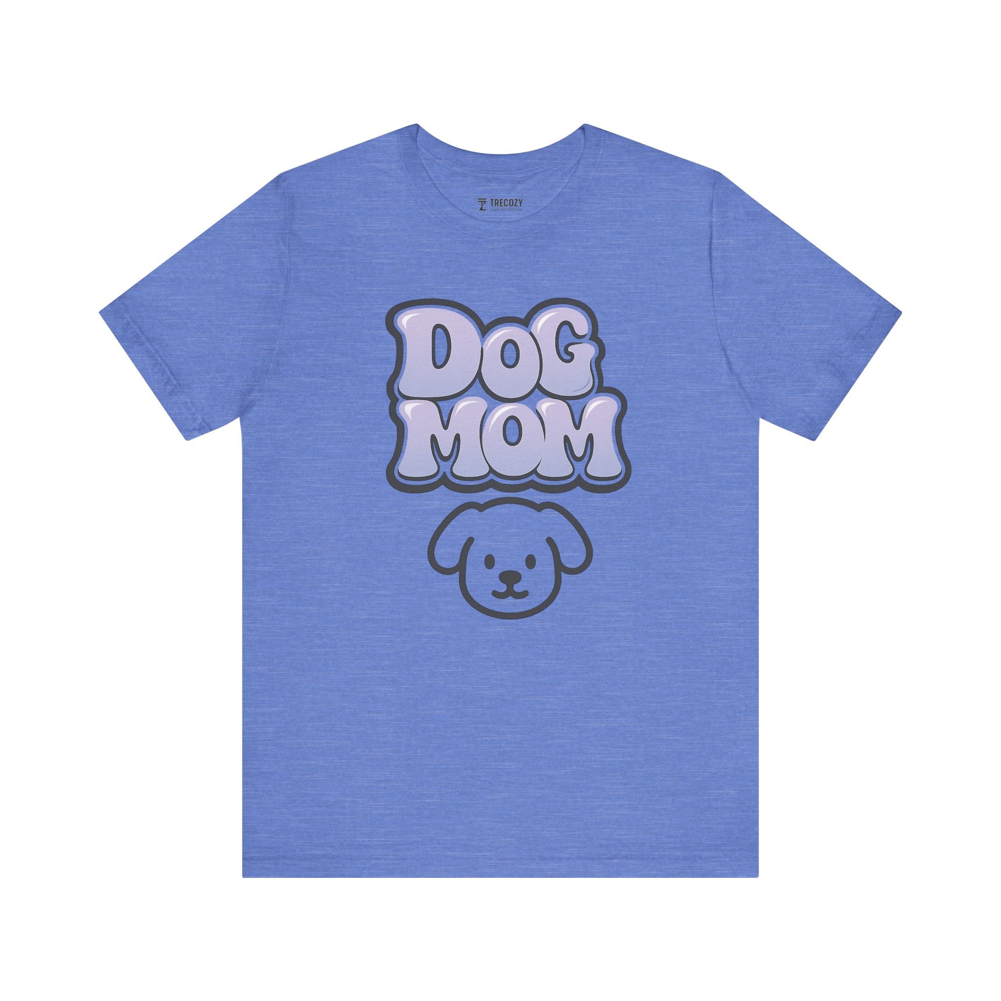 Dog Mom Short Sleeve Tee, Pet Lover Shirt, Dog Owner Gift, Animal Mom T-Shirt, Casual Pet Apparel