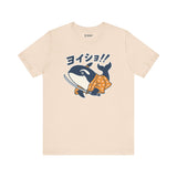 Orca Katana Shirt, Funny Animal Lover Tee, Cozy Gift for Samurai Lover, Kawaii Orca Whale Graphic Tee