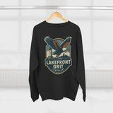 Cleveland Lakefront Grit Sweatshirt, Cozy Casual Wear for Nature Lovers, Perfect Gift for Fall, Unisex Crewneck