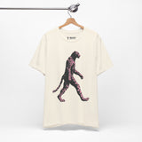 Pink Panthera Walk – Bold Leopard-Inspired T-Shirt, Fierce Urban Jungle Graphic Tee, Bold Animal Print Shirt