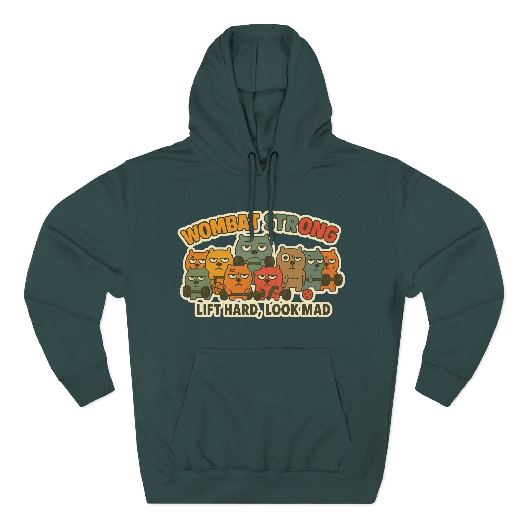 Lift Hard Look Mad Adorable Fleece Hoodie, Cozy Sweatshirt, Relaxed Apparel, Gift for Friends, Casual Wear, Chill Hoodie