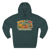 Lift Hard Look Mad Adorable Fleece Hoodie, Cozy Sweatshirt, Relaxed Apparel, Gift for Friends, Casual Wear, Chill Hoodie