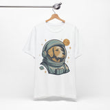 Astronaut Dog Unisex Tee | Cute Pet Lover Shirt, Dog Lover Gift, Space Themed Tee, Fun Casual Wear, Everyday Style