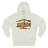 Lift Hard Look Mad Adorable Fleece Hoodie, Cozy Sweatshirt, Relaxed Apparel, Gift for Friends, Casual Wear, Chill Hoodie